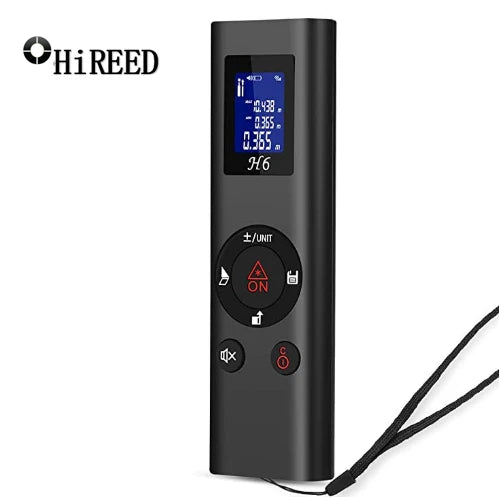 HIREED 40M Eletronic Level Digital Laser Rangefinder USB Charging Rechargeable Handheld Distance Meter