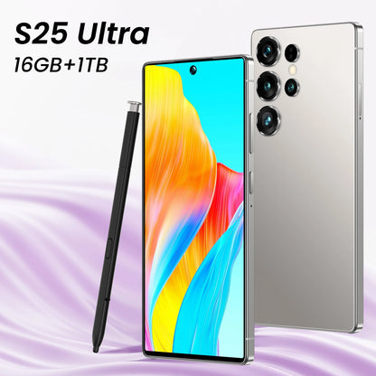 2025 Latest S25 Ultra Smart Phone 16GB +1TB Telephone &gaming Phone Dual SIM Dual Standby Deca Core Global Version