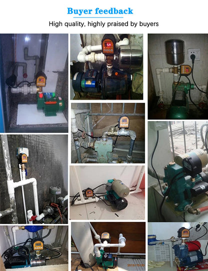 Automatic Air Pump Water Oil Compressor Pressure Switch Digital Display Eletronic Pressure Controller For Water Pump