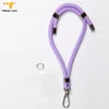 Custom Colorful Elegant Nylon Neck Loop Strap Cute Smartphone Mobile Phone Accessory for iPhone for Phone Cases