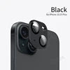 Black 9H Tempered Glass Camera Lens Protector Film for iPhone 15 Pro Max and 15 Pro Factory Outlet Mobile Phone Accessory