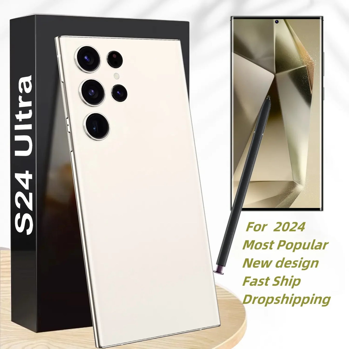 Best Sell S24 Ultra 5G Smart Phone 7.3inch 1TB Telephone Original Unlock S-Pen 4G 5G+WIFI Android S24 Mobile Phones