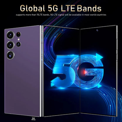 Best Sell S24 Ultra 5G Smart Phone 7.3inch 1TB Telephone Original Unlock S-Pen 4G 5G+WIFI Android S24 Mobile Phones