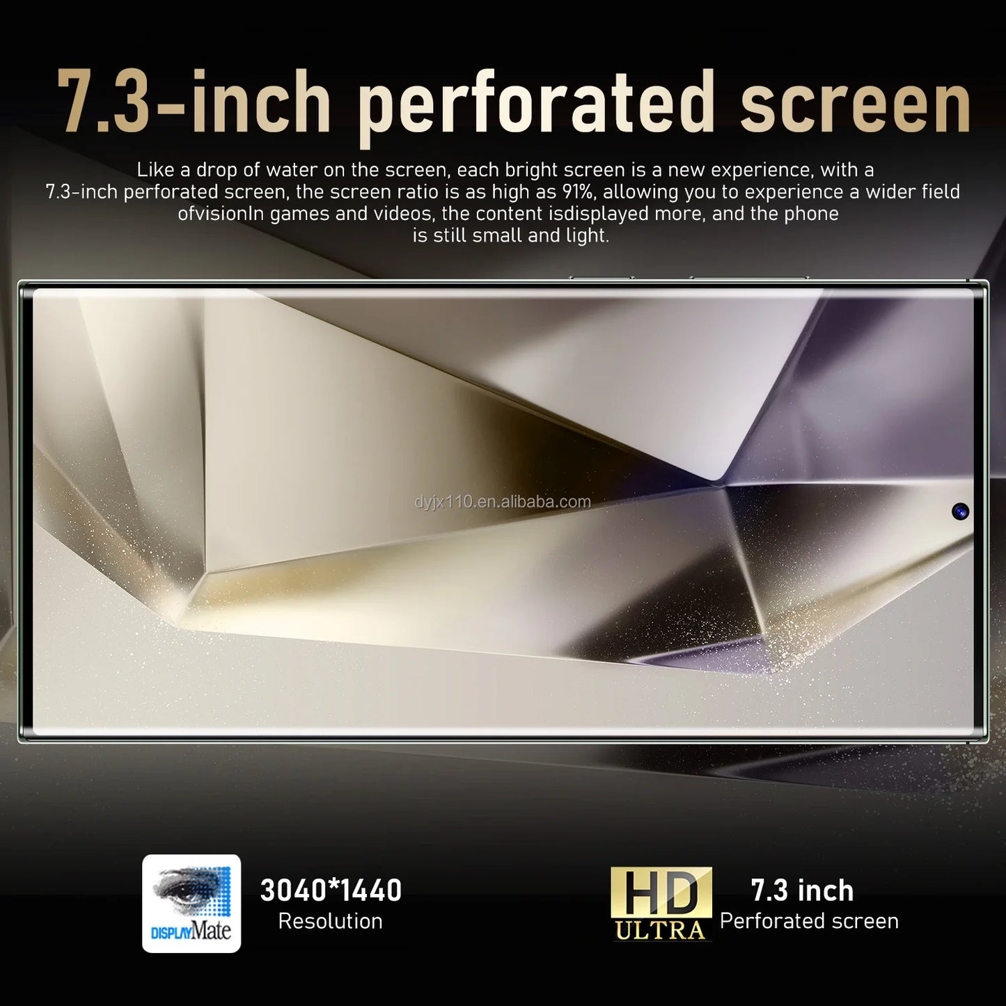 Hot Selling 5G Smartphone S24 Ultra Telephone 7.3 Inch Android Phones Unlocked 16G+1TB Cellphone Mobile Phones 4G 5G