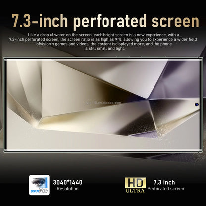 Hot Selling 5G Smartphone S24 Ultra Telephone 7.3 Inch Android Phones Unlocked 16G+1TB Cellphone Mobile Phones 4G 5G