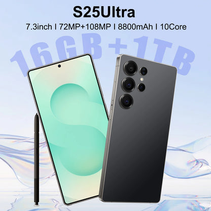 16GB+1TB S25 Ultra Smartphone 7.3inch Telephone Fast Charging Unlock S-Pen 5G WIFI Android 14 Mobile Phone