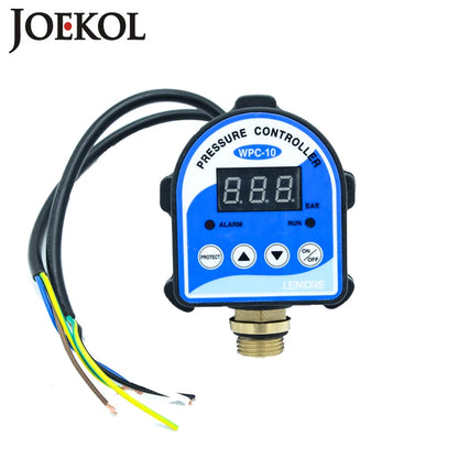 Hot Sale WPC10 Digital Water Pressure Switch Digital Display Eletronic Pressure Controller For Water Pump With G1/2"Adapter