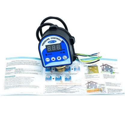 Hot Sale WPC10 Digital Water Pressure Switch Digital Display Eletronic Pressure Controller For Water Pump With G1/2"Adapter