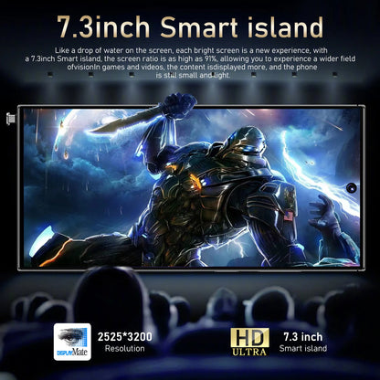 Best Sell S24 Ultra 5G Smart Phone 7.3inch 1TB Telephone Original Unlock S-Pen 4G 5G+WIFI Android S24 Mobile Phones