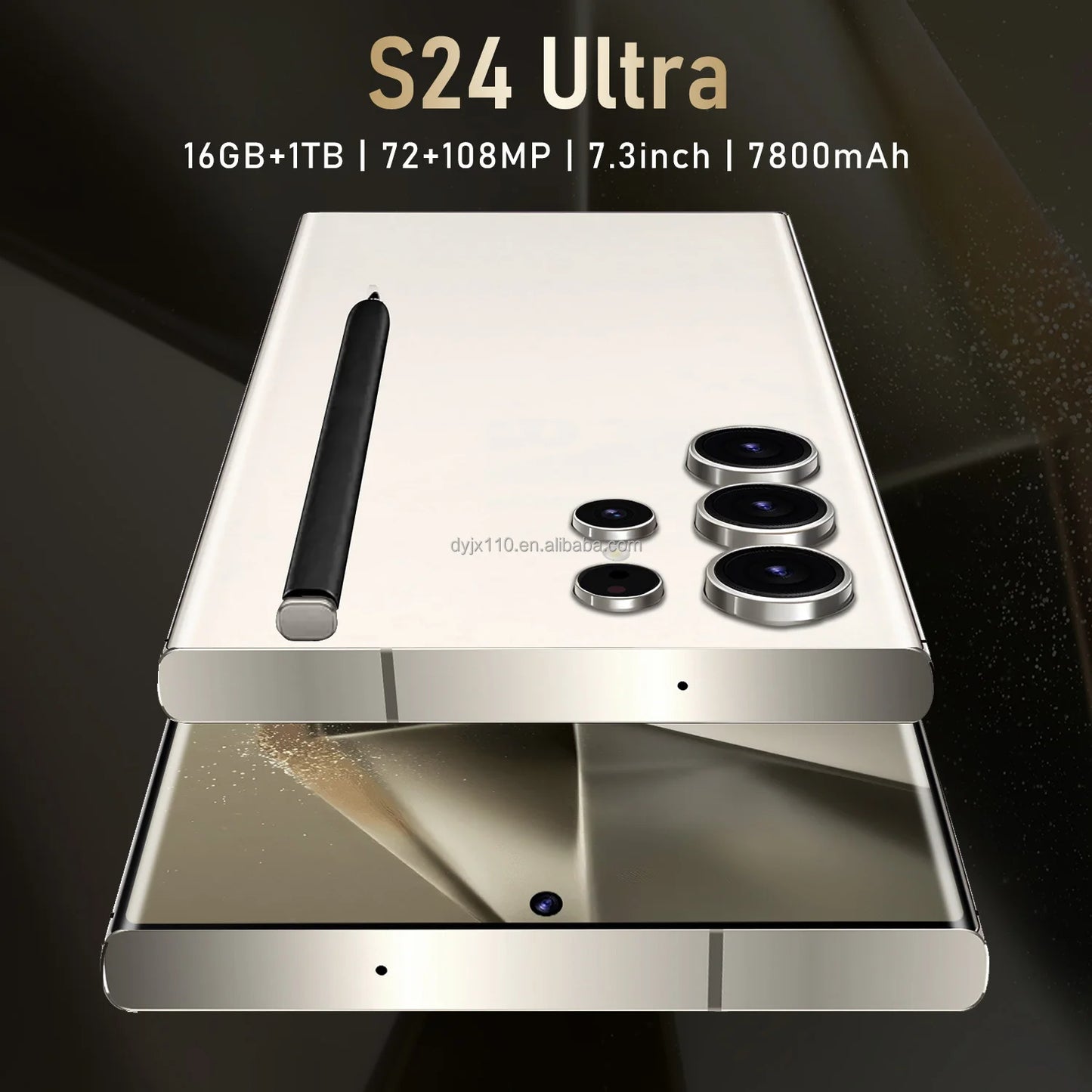 Hot Selling 5G Smartphone S24 Ultra Telephone 7.3 Inch Android Phones Unlocked 16G+1TB Cellphone Mobile Phones 4G 5G