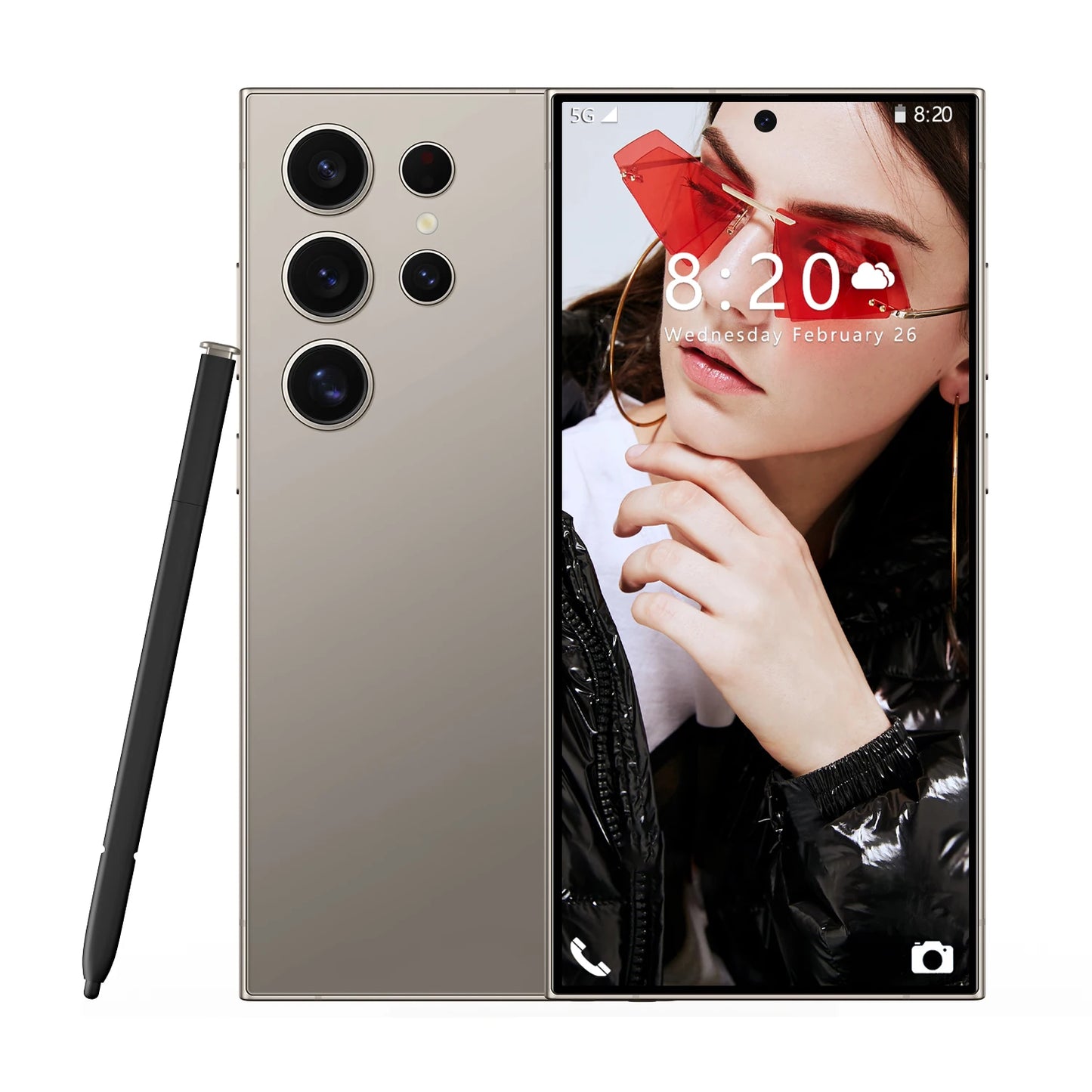 Ultra S25 3G4G5G Smartphone 108MP RearCamera 2K 7.3-Inch Android14 Full Network Display Inteligente S24 ULTRA Telephone 16GB+1TB