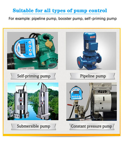 Automatic Air Pump Water Oil Compressor Pressure Switch Digital Display Eletronic Pressure Controller For Water Pump