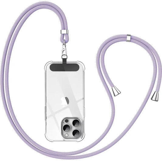 Custom Colorful Elegant Nylon Neck Loop Strap Cute Smartphone Mobile Phone Accessory for iPhone for Phone Cases