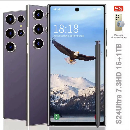 Cheap Price S24 Ultra Android 13 Smartphone OEM 7 Inch 16+512GB Telephone 5g Android Mobile Phone