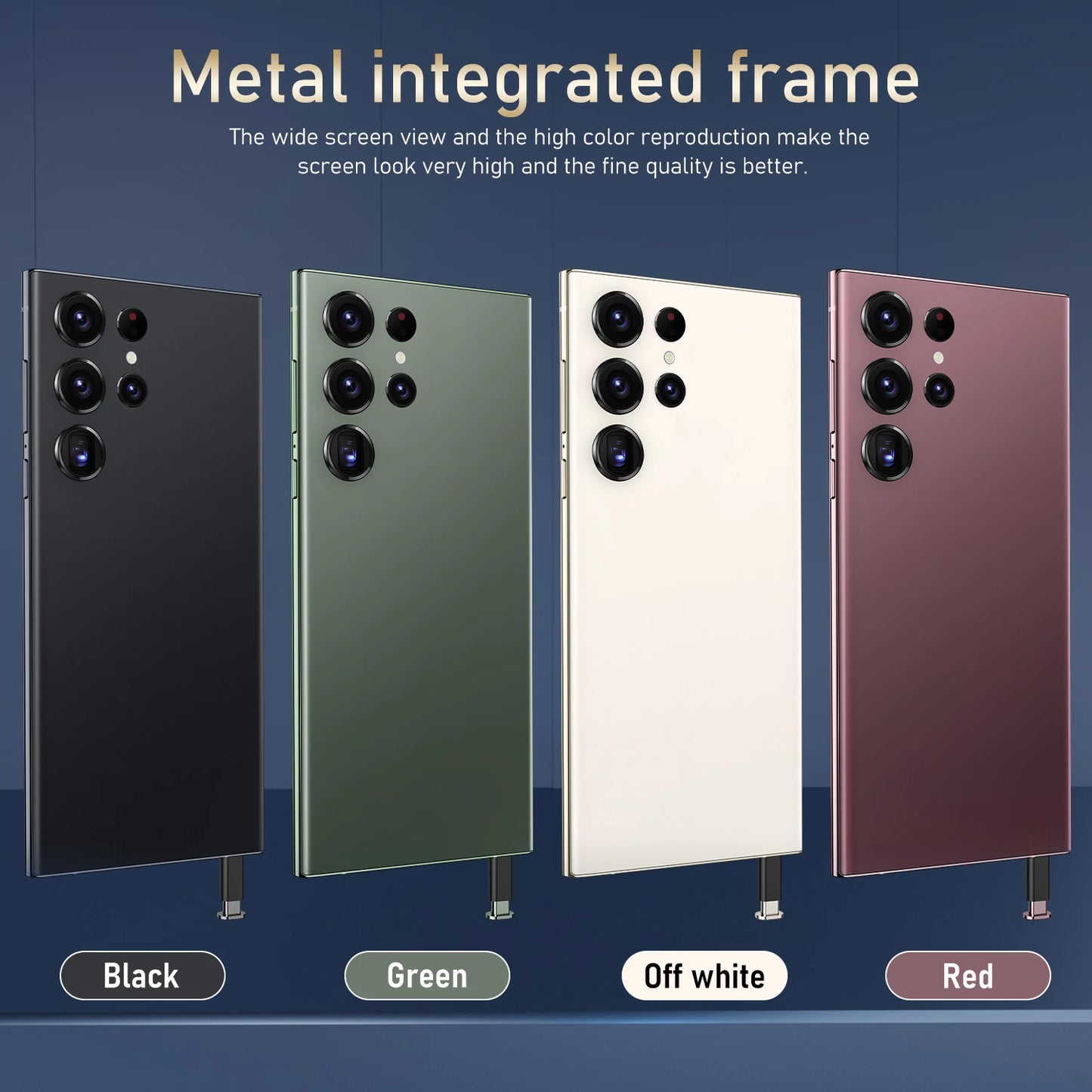 2024New S-Pen Android Phone 16+1TB S24 Ultra Smartphone 7.3inch Telephone Fast Charging Unlock 4G WIFI S24 Mobile Phone Dual SIM