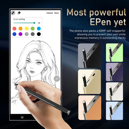 Best Sell S24 Ultra 5G Smart Phone 7.3inch 1TB Telephone Original Unlock S-Pen 4G 5G+WIFI Android S24 Mobile Phones