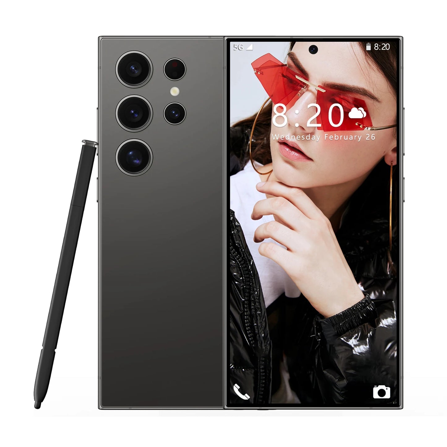 Ultra S25 3G4G5G Smartphone 108MP RearCamera 2K 7.3-Inch Android14 Full Network Display Inteligente S24 ULTRA Telephone 16GB+1TB