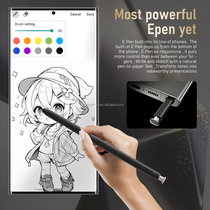 Hot Selling 5G Smartphone S24 Ultra Telephone 7.3 Inch Android Phones Unlocked 16G+1TB Cellphone Mobile Phones 4G 5G