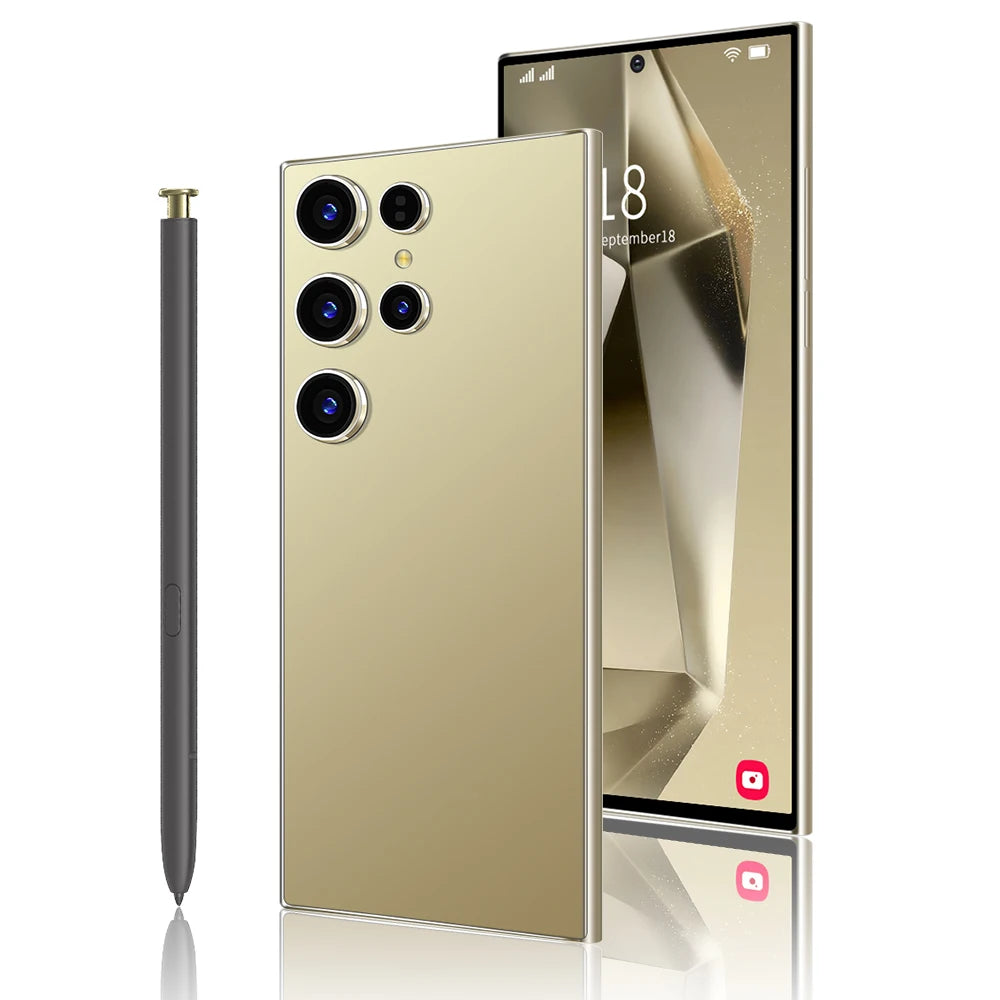 Ultra S25 3G4G5G Smartphone 108MP RearCamera 2K 7.3-Inch Android14 Full Network Display Inteligente S24 ULTRA Telephone 16GB+1TB