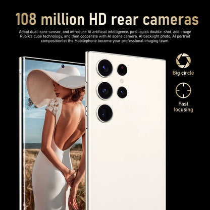 5G Smartphone  S24 Ultra Telephone  7.3 Inch Global Version Dual SIM Card Android 13 Cell Phone Mobile Phones 4G5G