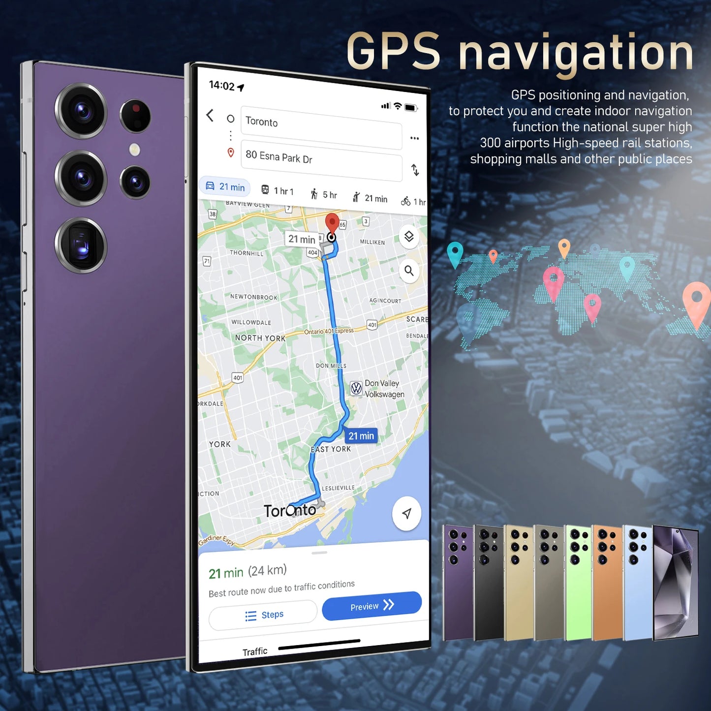 Best Sell S24 Ultra 5G Smart Phone 7.3inch 1TB Telephone Original Unlock S-Pen 4G 5G+WIFI Android S24 Mobile Phones