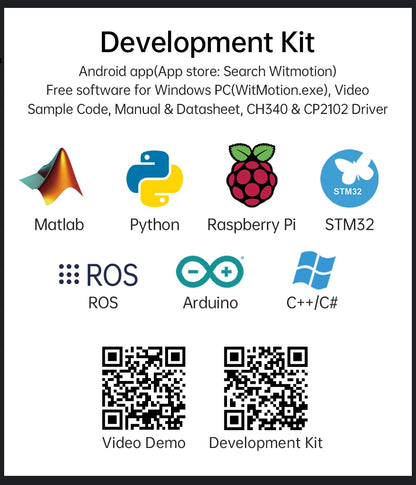WitMotion WT901 AHRS MPU9250 9-axis Accelerometer, 3-axis Eletronic Gyroscope+Acceleration+Angle+Magnetometer, TTL Data Outout