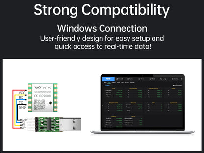 WitMotion WT901 AHRS MPU9250 9-axis Accelerometer, 3-axis Eletronic Gyroscope+Acceleration+Angle+Magnetometer, TTL Data Outout