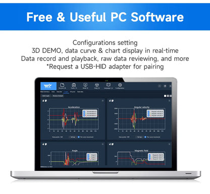 WitMotion WT931  (XYZ, return rate 500H) AHRS MPU9250 9-axis Accelerometer,+Eletronic Gyroscope+Angle+Magnetometer, for Arduinos