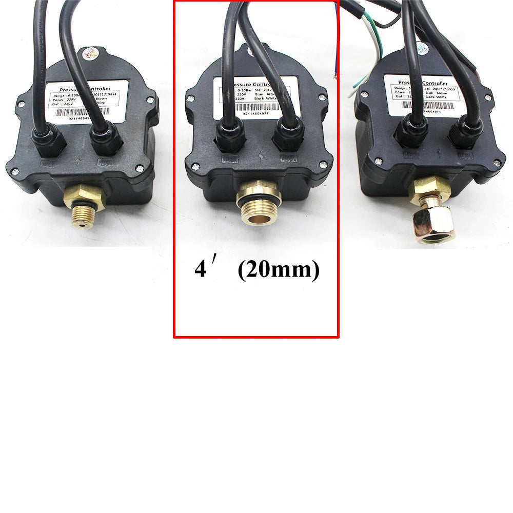 Automatic Air Pump Water Oil Compressor Pressure Switch For Water Pump Digital Display Eletronic Pressure Controller