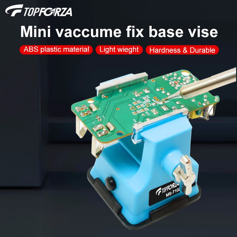 Mini Vise Table Bench ABS Vacuum Base Vise 40mm Adjustable Clamping Eletronic Repair Soldering Fix Tool Frame Hand Tools