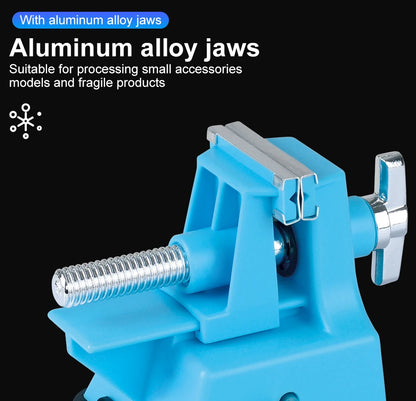 Mini Vise Table Bench ABS Vacuum Base Vise 40mm Adjustable Clamping Eletronic Repair Soldering Fix Tool Frame Hand Tools