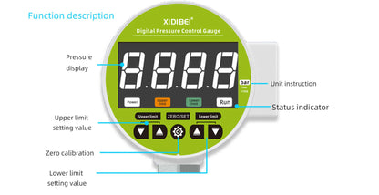 Automatic Air Pump Water Oil Compressor Pressure Switch Digital Display Eletronic Pressure Controller For Water Pump