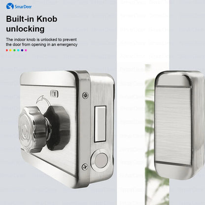 SmarDeer Waterproof Eletronic Lock for Tuya Smart Lock Outdoor Fingerprint Lock withl Password Remote App Waterproof door lock