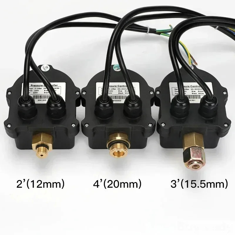 1pc 220V 110V Automatic Eletronic Digital Display Pressure Controller Switch WPC-10 Oil Water Booster Pump Air Compressor Vacuum