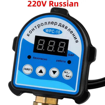 1pc 220V 110V Automatic Eletronic Digital Display Pressure Controller Switch WPC-10 Oil Water Booster Pump Air Compressor Vacuum