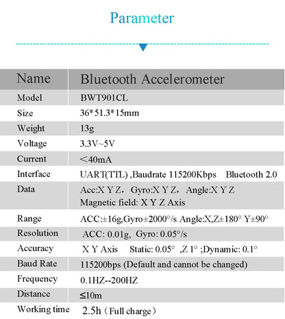 WitMotion WT931  (XYZ, return rate 500H) AHRS MPU9250 9-axis Accelerometer,+Eletronic Gyroscope+Angle+Magnetometer, for Arduinos