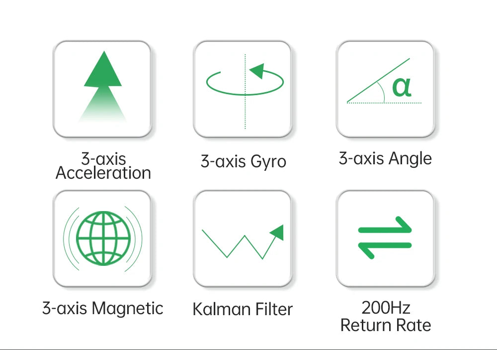 WitMotion WT901 AHRS MPU9250 9-axis Accelerometer, 3-axis Eletronic Gyroscope+Acceleration+Angle+Magnetometer, TTL Data Outout