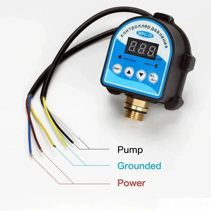 1pc 220V 110V Automatic Eletronic Digital Display Pressure Controller Switch WPC-10 Oil Water Booster Pump Air Compressor Vacuum