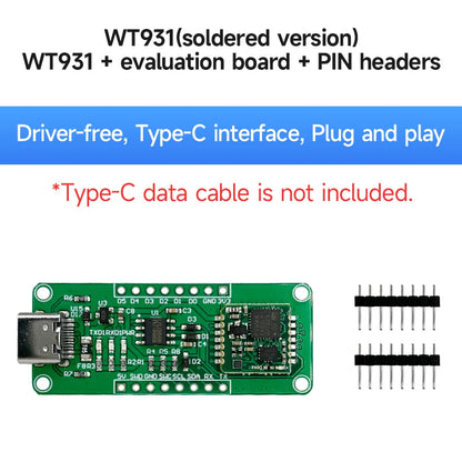WitMotion WT931  (XYZ, return rate 500H) AHRS MPU9250 9-axis Accelerometer,+Eletronic Gyroscope+Angle+Magnetometer, for Arduinos