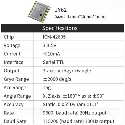WitMotion WT901 AHRS MPU9250 9-axis Accelerometer, 3-axis Eletronic Gyroscope+Acceleration+Angle+Magnetometer, TTL Data Outout