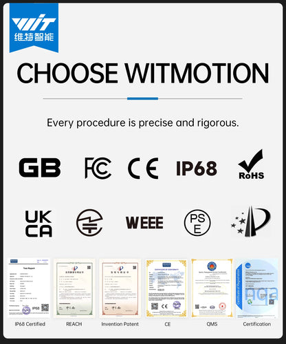 WitMotion WT901 AHRS MPU9250 9-axis Accelerometer, 3-axis Eletronic Gyroscope+Acceleration+Angle+Magnetometer, TTL Data Outout
