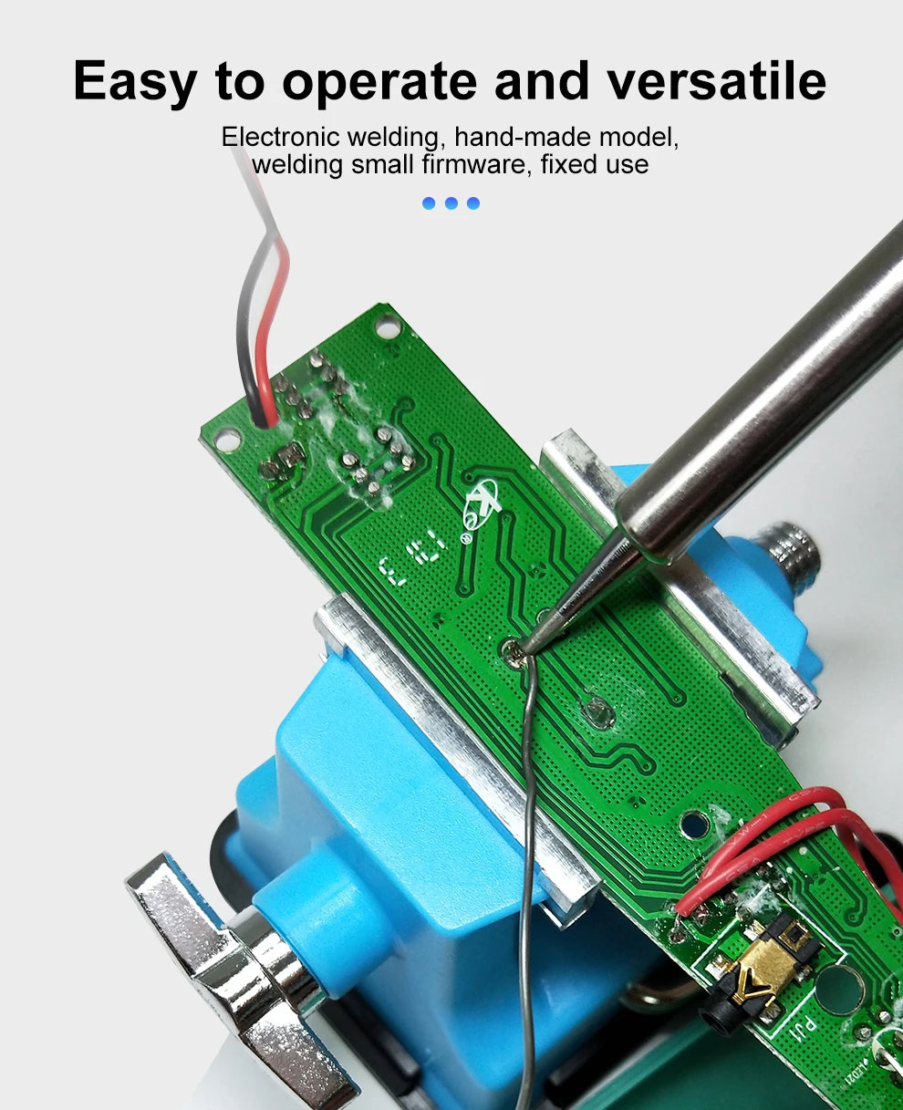 Mini Vise Table Bench ABS Vacuum Base Vise 40mm Adjustable Clamping Eletronic Repair Soldering Fix Tool Frame Hand Tools