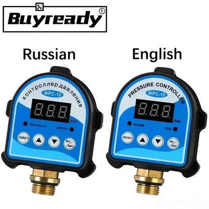1pc 220V 110V Automatic Eletronic Digital Display Pressure Controller Switch WPC-10 Oil Water Booster Pump Air Compressor Vacuum