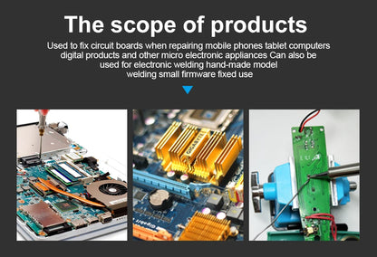 Mini Vise Table Bench ABS Vacuum Base Vise 40mm Adjustable Clamping Eletronic Repair Soldering Fix Tool Frame Hand Tools